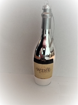 Bauble wine bottle